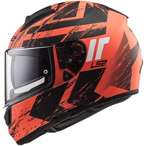 CASCO INTEGRALE LS2 FF397 VECTOR FT2 HUNTER MATT ORANGE BLAC | LS2