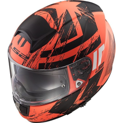 CASCO INTEGRALE LS2 FF397 VECTOR FT2 HUNTER MATT ORANGE BLAC | LS2