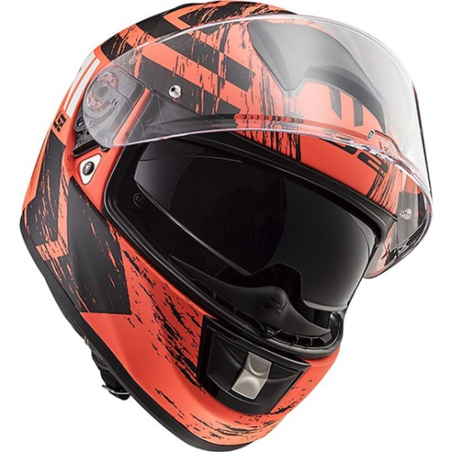 CASCO INTEGRALE LS2 FF397 VECTOR FT2 HUNTER MATT ORANGE BLAC | LS2