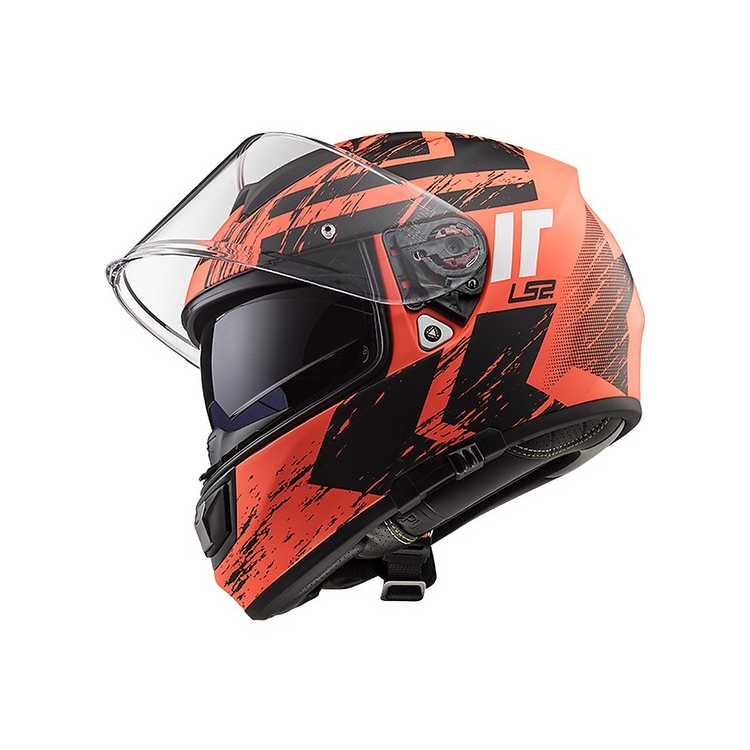 CASCO INTEGRALE LS2 FF397 VECTOR FT2 HUNTER MATT ORANGE BLAC | LS2