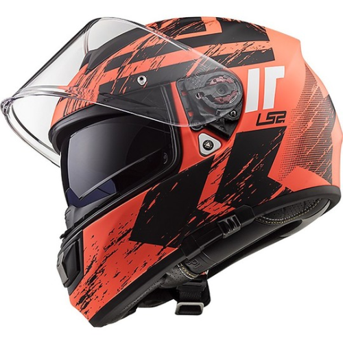 CASCO INTEGRALE LS2 FF397 VECTOR FT2 HUNTER MATT ORANGE BLAC | LS2