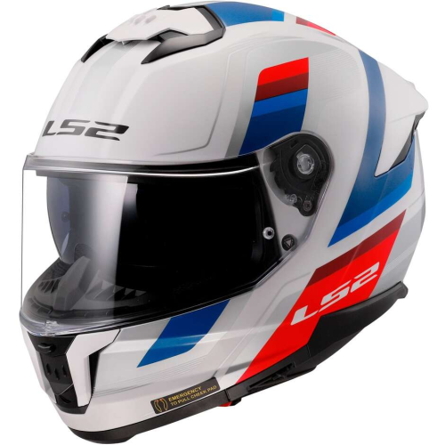 CASCO LS2 FF808 STREAM II VINTAGE WHITE BLUE RED-06 | LS2