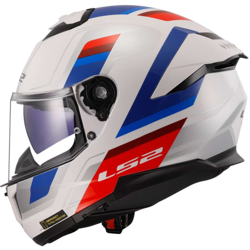 CASCO LS2 FF808 STREAM II VINTAGE WHITE BLUE RED-06 | LS2