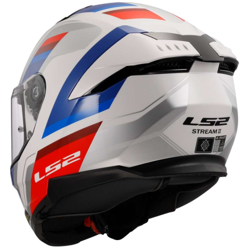CASCO LS2 FF808 STREAM II VINTAGE WHITE BLUE RED-06 | LS2