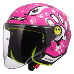 CASCO LS2 OF622 FUNNY II PAWS PINK | LS2