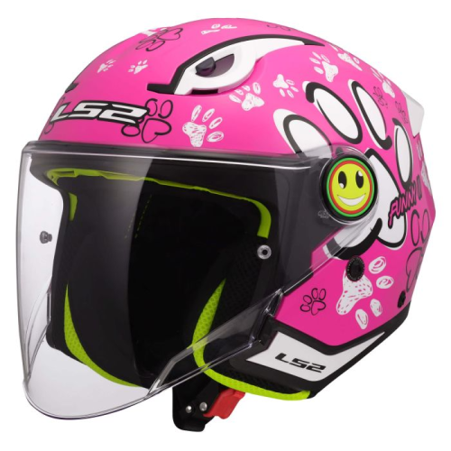 CASCO LS2 OF622 FUNNY II PAWS PINK | LS2