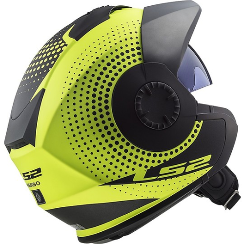 CASCO JET LS2 OF570 VERSO SPIN MATT HI VIS YELLOW  | LS2