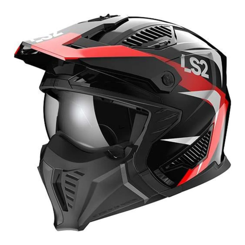CASCO LS2 OF606 DRIFTER TRIALITY RED-06  | LS2