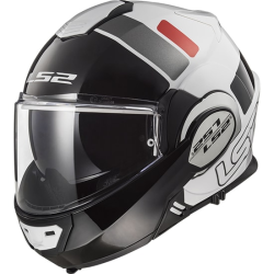 CASCO LS2 FF399 VALIANT PROX WHITE BLACK RED | LS2