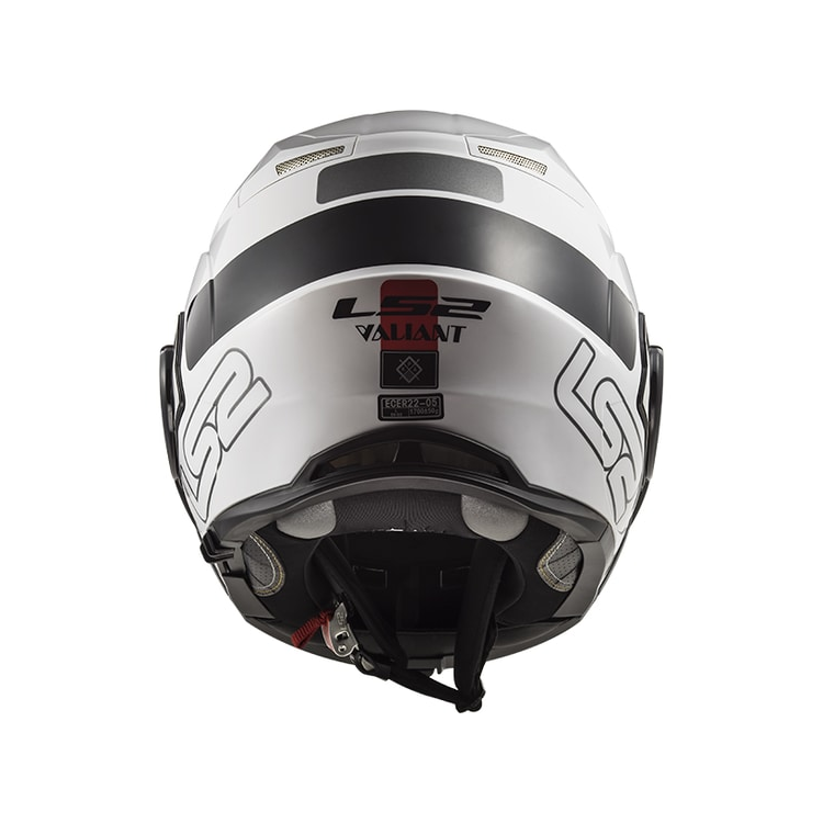 CASCO LS2 FF399 VALIANT PROX WHITE BLACK RED | LS2