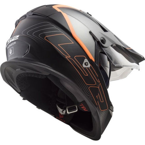 CASCO LS2 MX436 PIONEER ELEMENT MATT BLACK TITANIUM | LS2