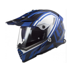 CASCO LS2 MX436 PIONEER EVO MASTER MATT BLACK BLUE | LS2