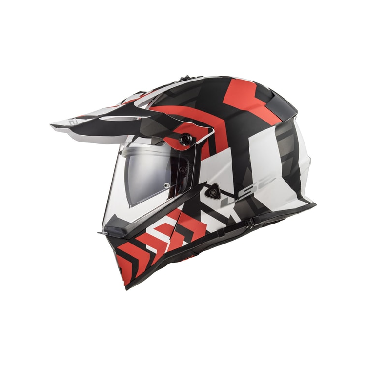 CASCO LS2 MX436 PIONEER XTREME MATT BLACK RED | LS2