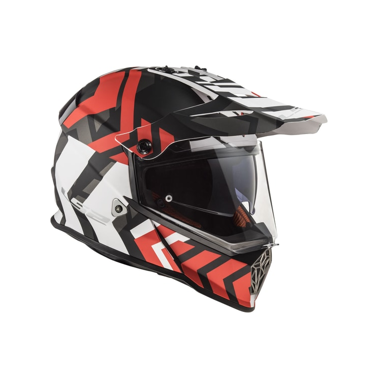 CASCO LS2 MX436 PIONEER XTREME MATT BLACK RED | LS2
