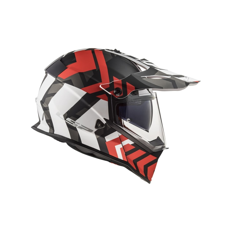 CASCO LS2 MX436 PIONEER XTREME MATT BLACK RED | LS2