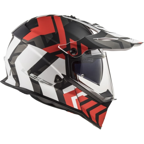 CASCO LS2 MX436 PIONEER XTREME MATT BLACK RED | LS2