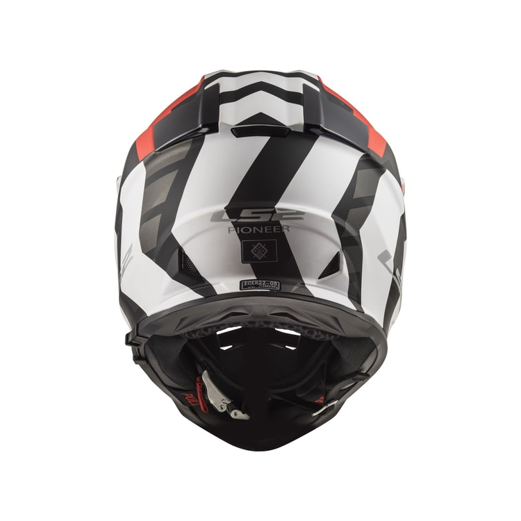 CASCO LS2 MX436 PIONEER XTREME MATT BLACK RED | LS2
