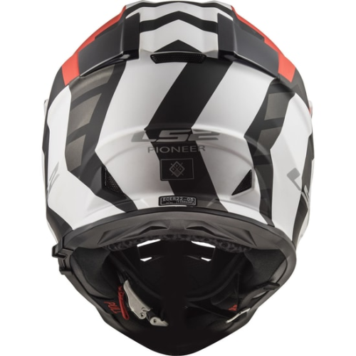 CASCO LS2 MX436 PIONEER XTREME MATT BLACK RED | LS2