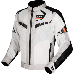 GIACCA LS2 GARDA AIR MAN JACKET BLACK GREY H-V ORANGE | LS2
