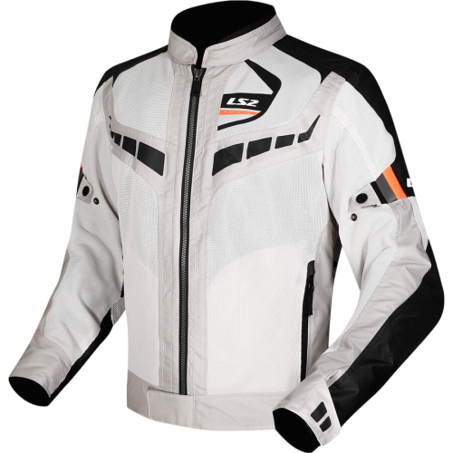 GIACCA LS2 GARDA AIR MAN JACKET BLACK GREY H-V ORANGE | LS2