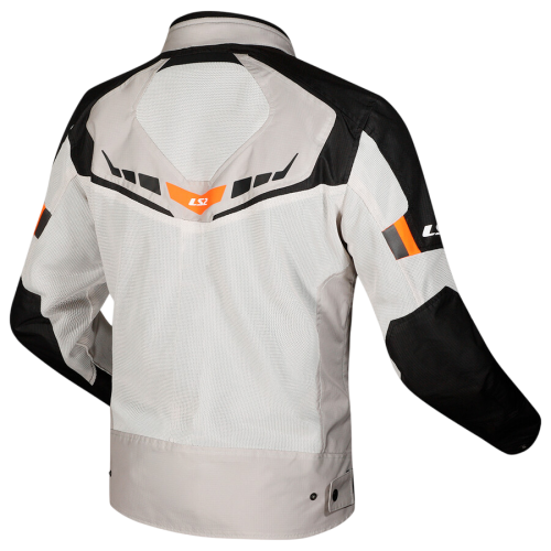 GIACCA LS2 GARDA AIR LADY JACKET BLACK GREY H-V ORANGE | LS2