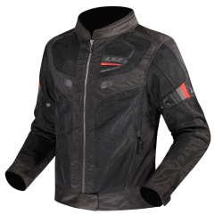 GIACCA LS2 GARDA AIR LADY JACKET BLACK RED | LS2