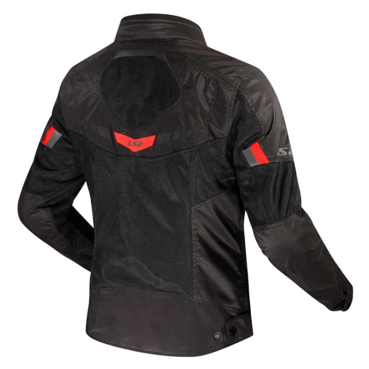 GIACCA LS2 GARDA AIR LADY JACKET BLACK RED | LS2