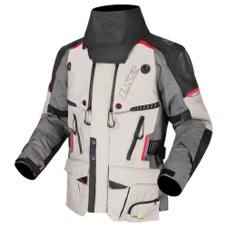 GIACCA LS2 APOLLO MAN JACKET GREY BLACK RED | LS2