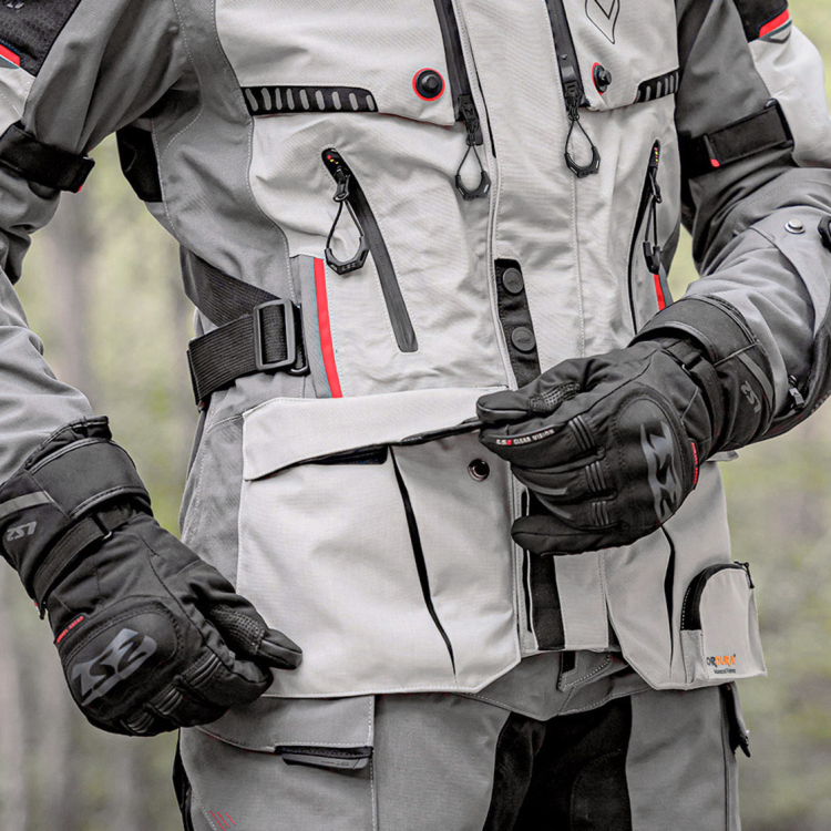 GIACCA LS2 NARVIK MAN JACKET BLUE BLACK GREY RED | LS2