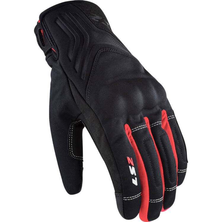 GUANTI LS2 JET 2 MAN GLOVES BLACK RED | LS2