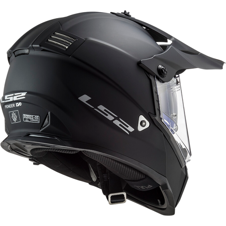 CASCO MX436 PIONEER EVO MATT BLACK | LS2