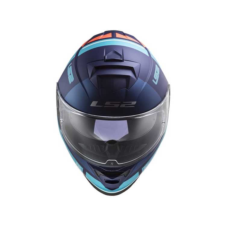 CASCO FF800 STORM SLANT MATT BLUE ORANGE | LS2