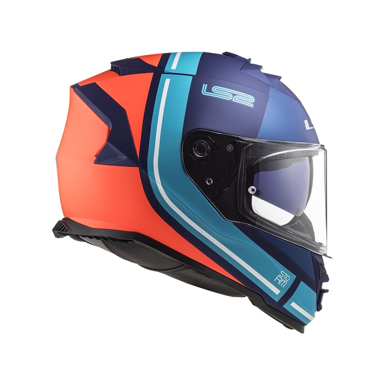 CASCO FF800 STORM SLANT MATT BLUE ORANGE | LS2
