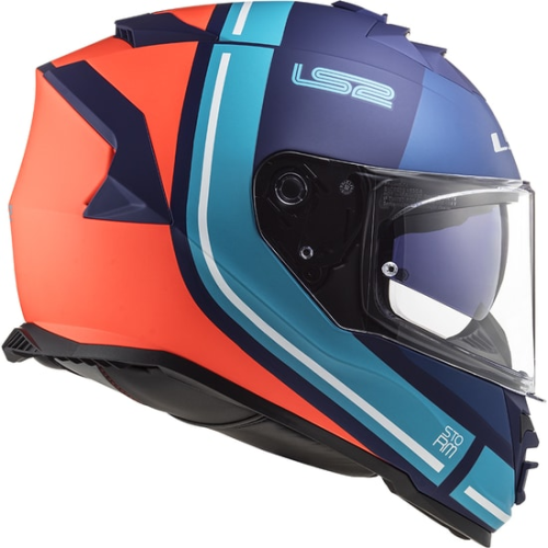 CASCO FF800 STORM SLANT MATT BLUE ORANGE | LS2