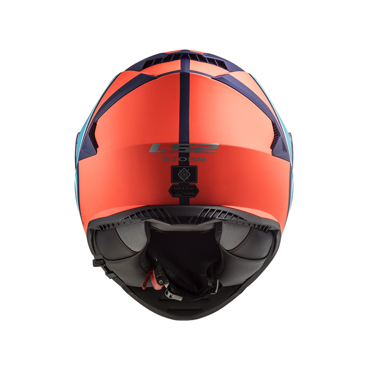 CASCO FF800 STORM SLANT MATT BLUE ORANGE | LS2