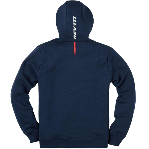 FELPA CON CAPPUCCIO OVERTAKE BLU SCURO XXL | REV'IT