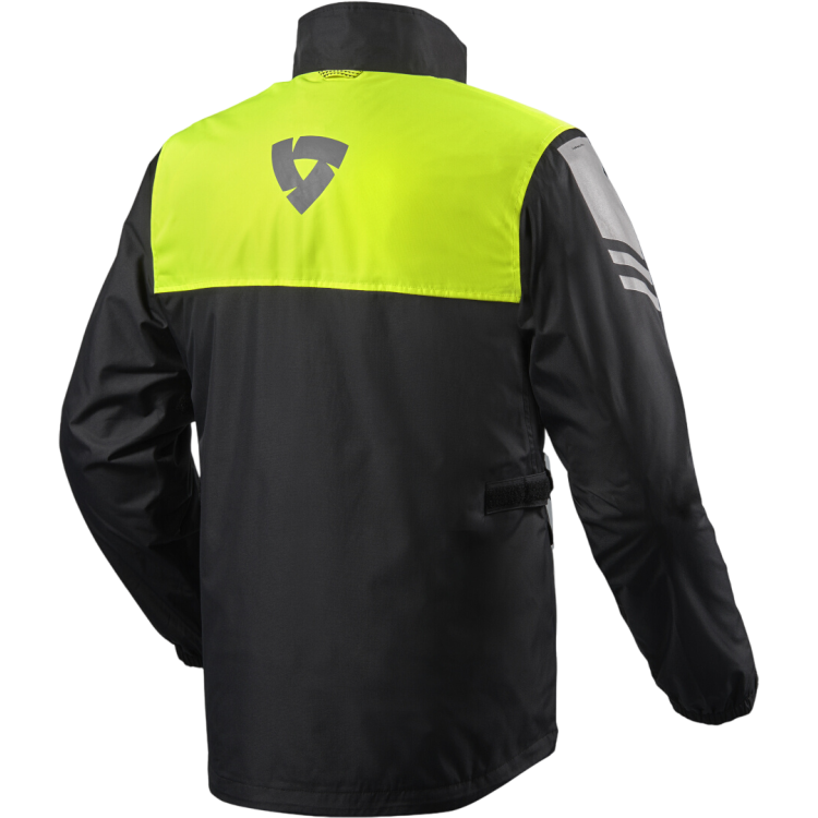 RAIN GIACCA NITRIC 3 H2O - BLACK-NEON YELLOW | REV'IT
