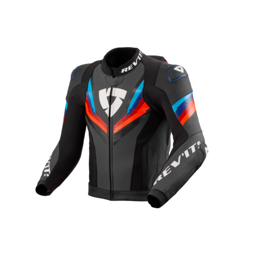 GIACCA QUANTUM 3 PRO BLACK-BLUE | REV'IT