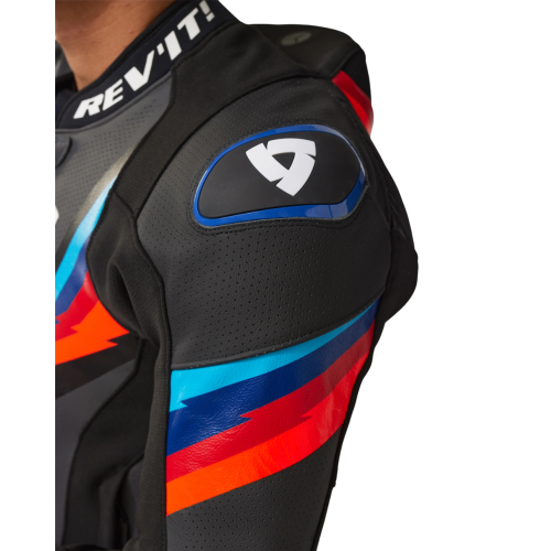 GIACCA QUANTUM 3 PRO BLACK-BLUE | REV'IT
