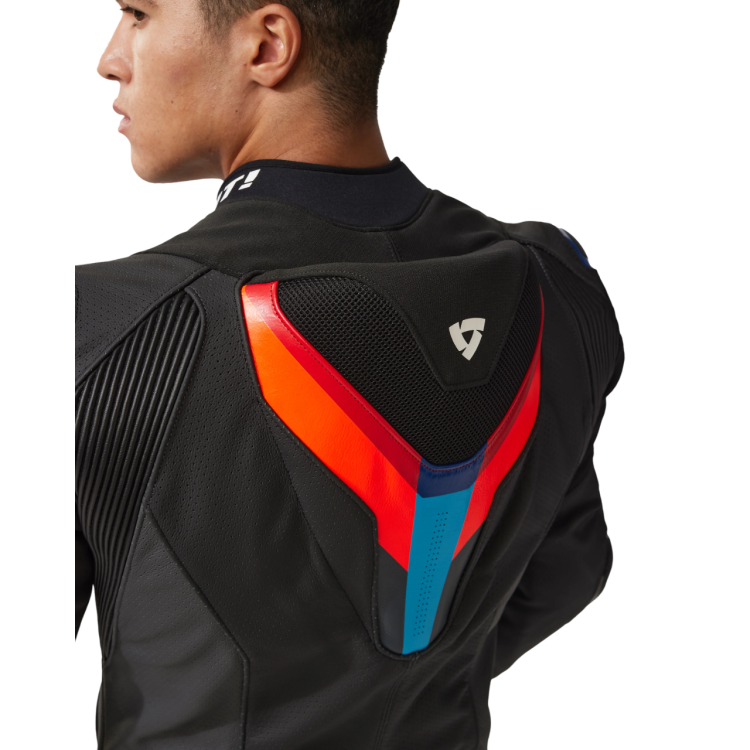 GIACCA QUANTUM 3 PRO BLACK-BLUE | REV'IT