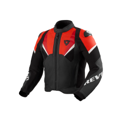GIACCA AUTOMATE BLACK-NEON RED | REV'IT