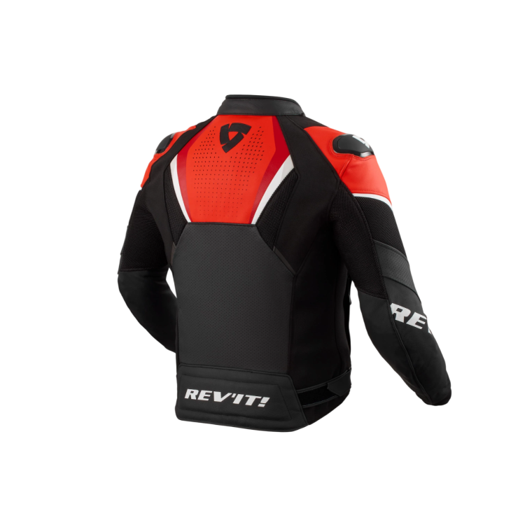 GIACCA AUTOMATE BLACK-NEON RED | REV'IT