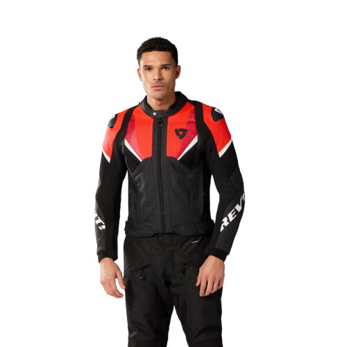 GIACCA AUTOMATE BLACK-NEON RED | REV'IT