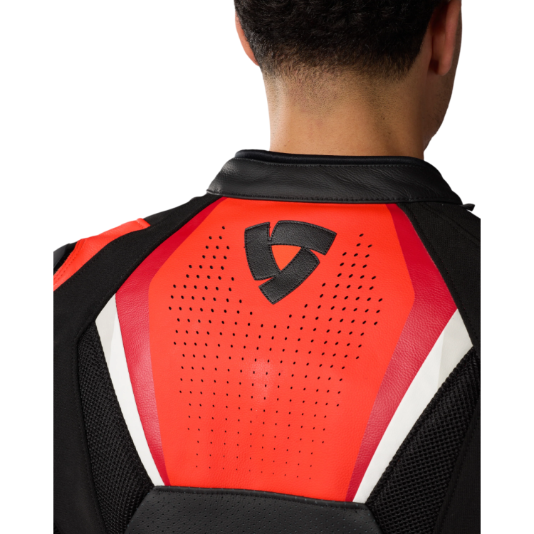 GIACCA AUTOMATE BLACK-NEON RED | REV'IT