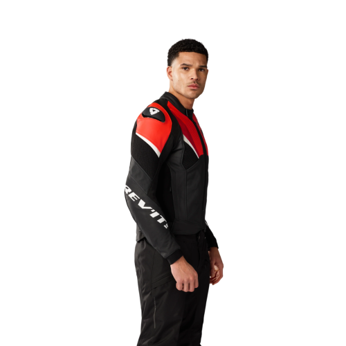 GIACCA AUTOMATE BLACK-NEON RED | REV'IT
