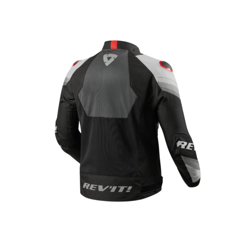 GIACCA QUANTUM 3 AIR GREY-RED | REV'IT