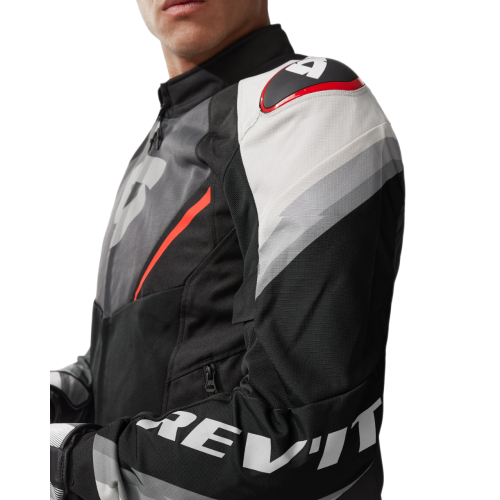 GIACCA QUANTUM 3 AIR GREY-RED | REV'IT