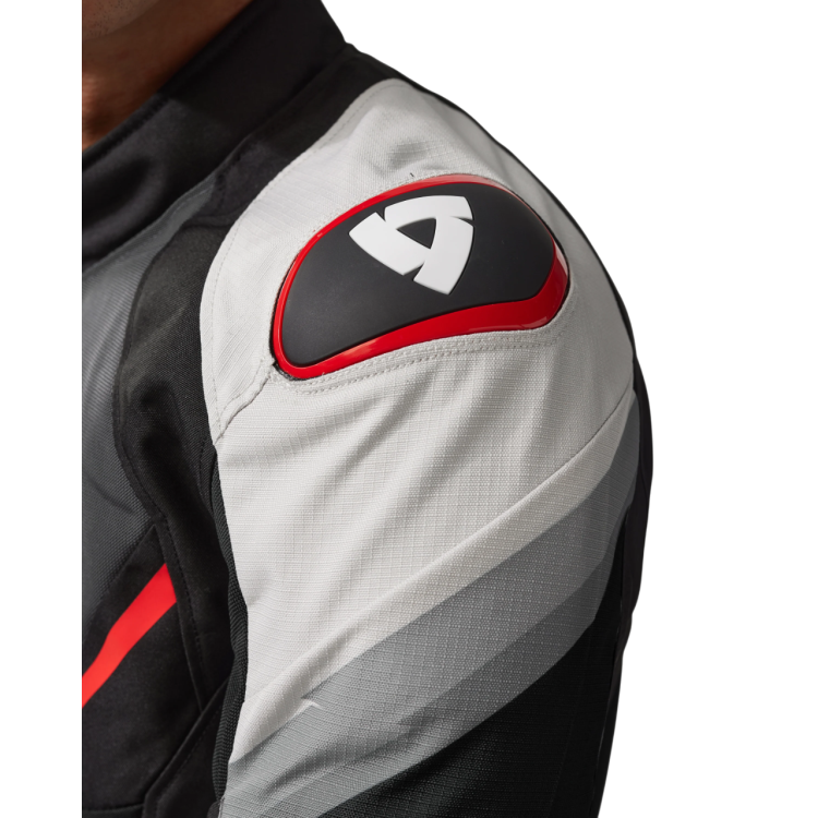GIACCA QUANTUM 3 AIR GREY-RED | REV'IT