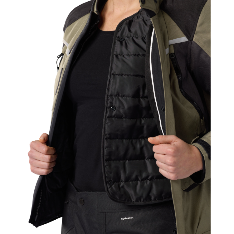 GIACCA VOLTIAC 3 H2O LADIES GREEN-ANTHRACITE | REV'IT