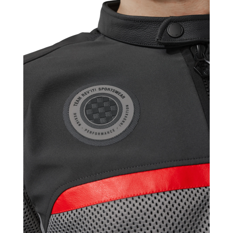 GIACCA SWIFTBLADE BLACK-RED | REV'IT